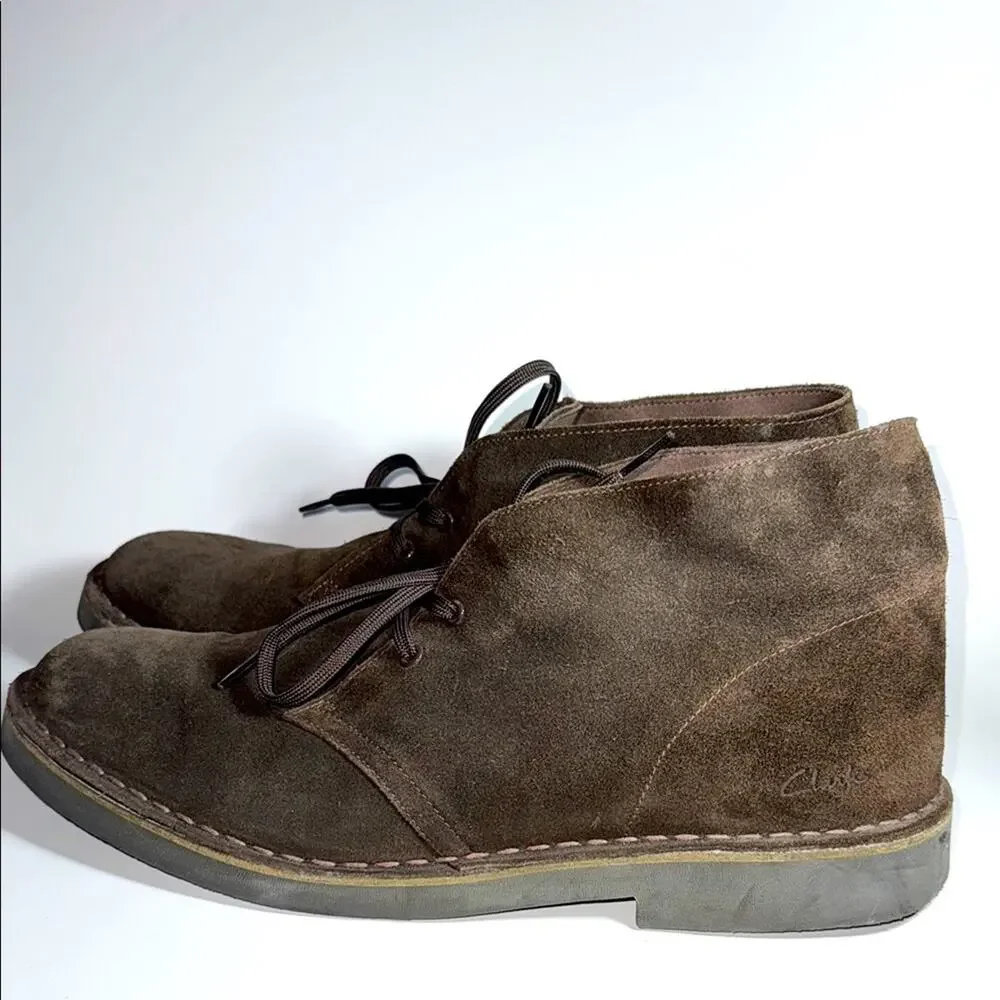 Clarks Desert Boot Evo men’s brown suede size 10.5